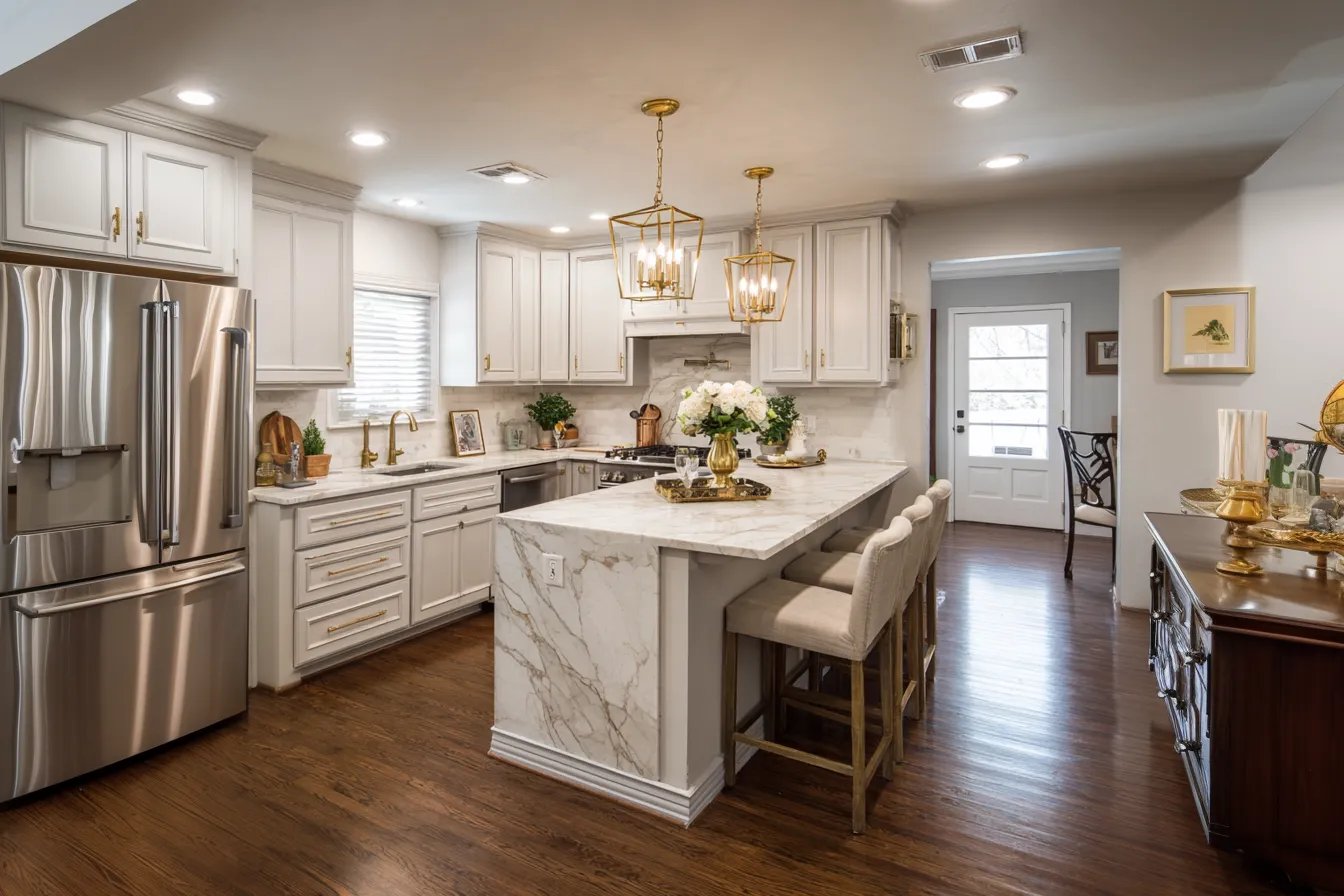 Kitchen after remodeling