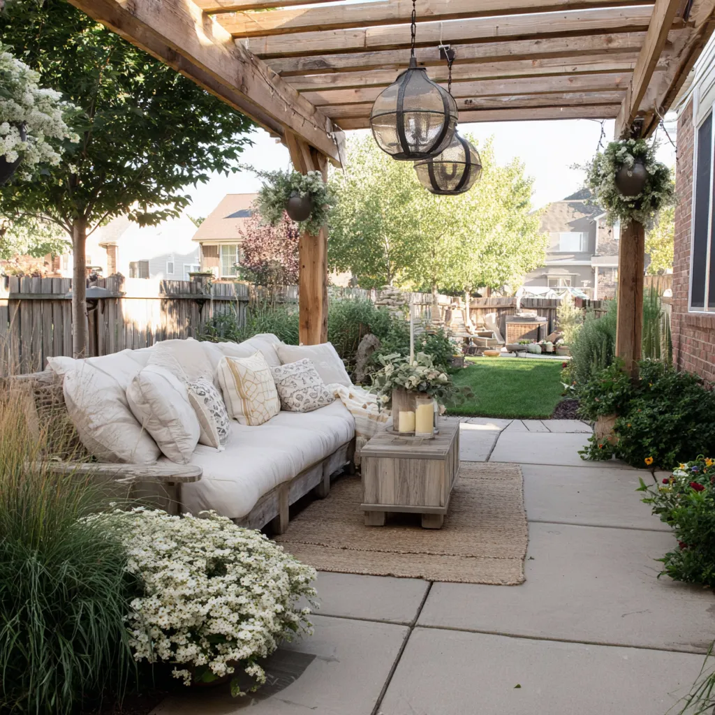Natural stone walkway leading to home entrance